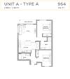2 Bedroom 2 Bathroom A